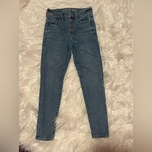 American Eagle Next Level Stretch High-Waisted Skinny Jeans Size 2 Short